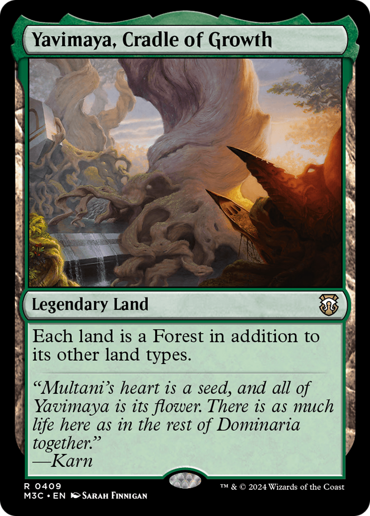 Yavimaya, Cradle of Growth (Ripple Foil) [Modern Horizons 3 Commander] | Jack's On Queen