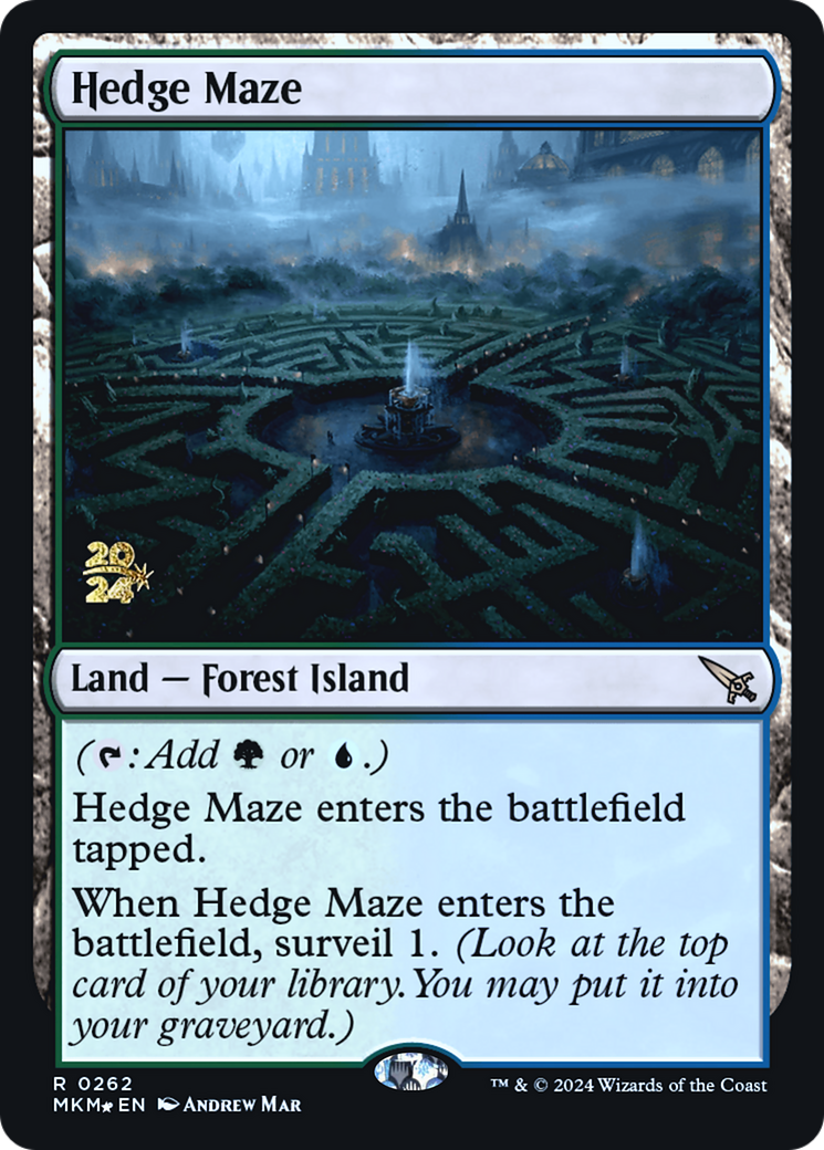 Hedge Maze [Murders at Karlov Manor Prerelease Promos] | Jack's On Queen