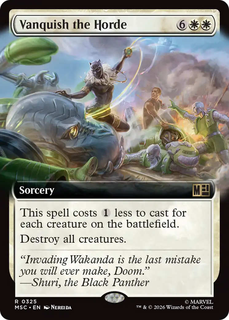 Vanquish the Horde (Extended Art) [Marvel Super Heroes Commander] | Jack's On Queen