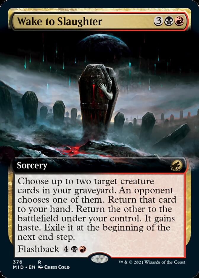 Wake to Slaughter (Extended Art) [Innistrad: Midnight Hunt] | Jack's On Queen