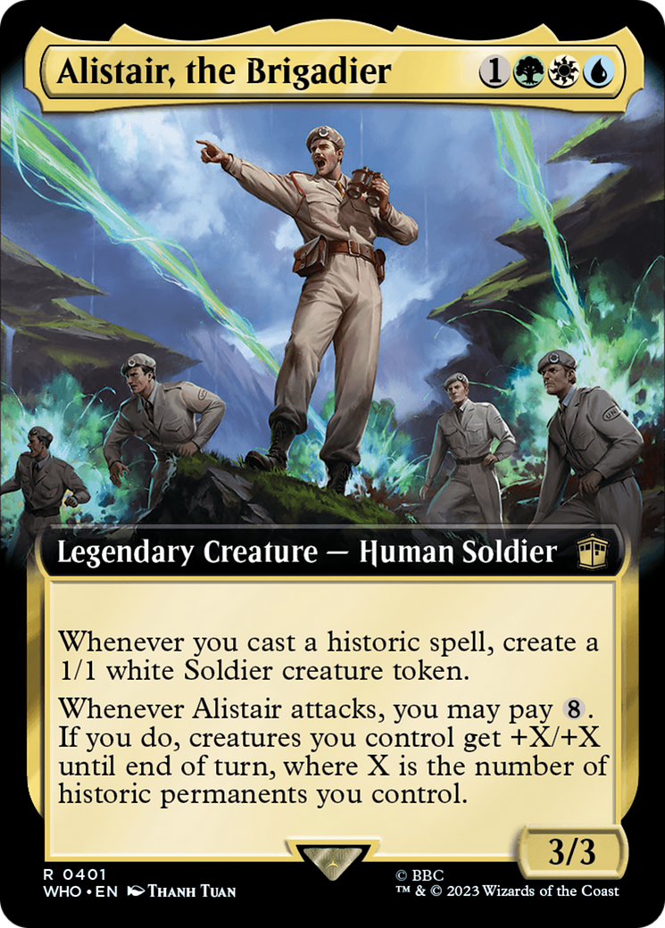 Alistair, the Brigadier (Extended Art) [Doctor Who] | Jack's On Queen