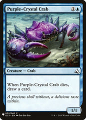 Purple-Crystal Crab [Mystery Booster] | Jack's On Queen