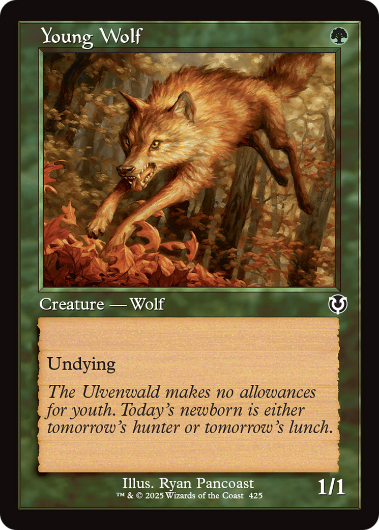 Young Wolf (Retro Frame) [Innistrad Remastered] | Jack's On Queen