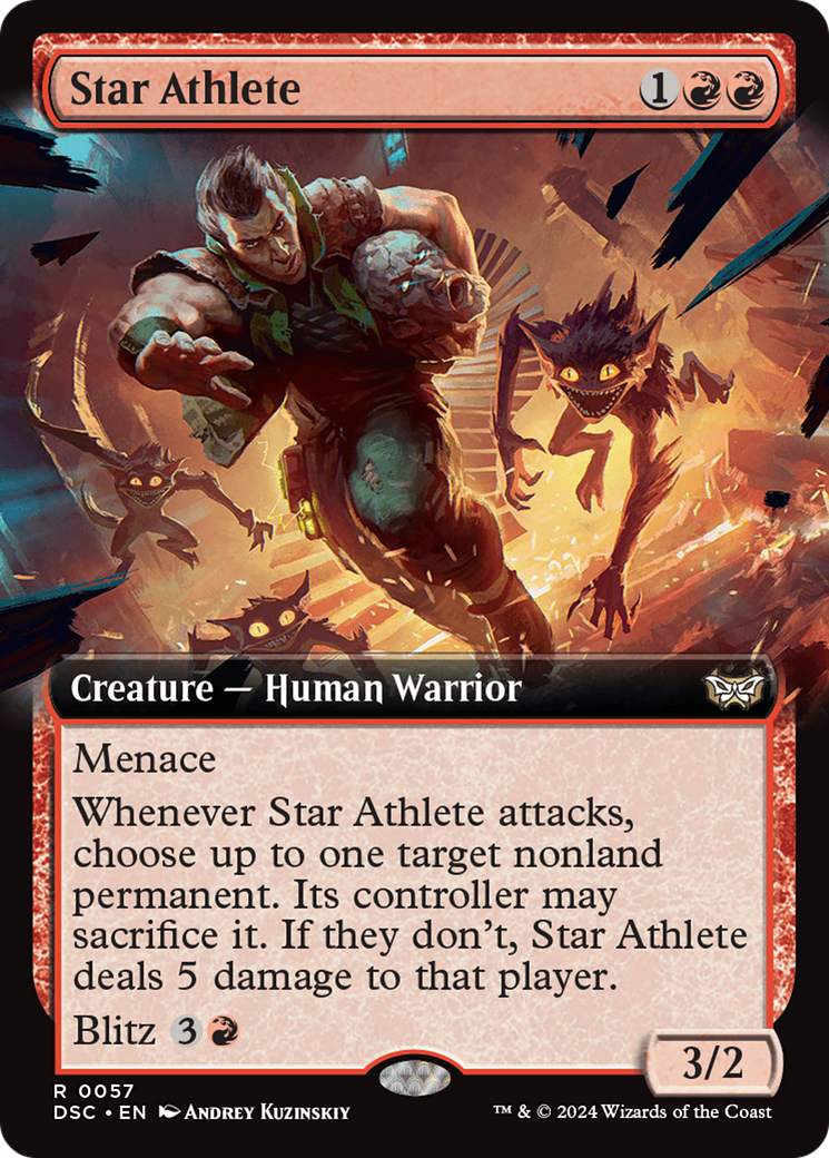 Star Athlete (Extended Art) [Duskmourn: House of Horror Commander] | Jack's On Queen