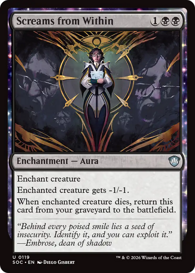 Screams from Within [Secrets of Strixhaven Commander] | Jack's On Queen