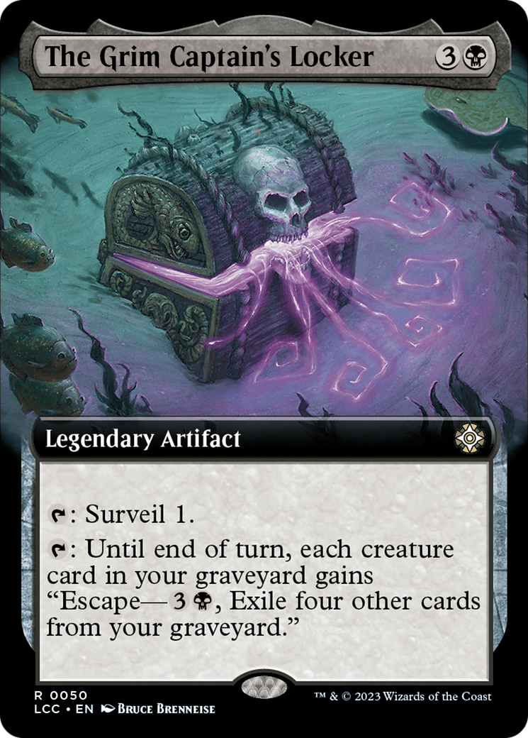 The Grim Captain's Locker (Extended Art) [The Lost Caverns of Ixalan Commander] | Jack's On Queen
