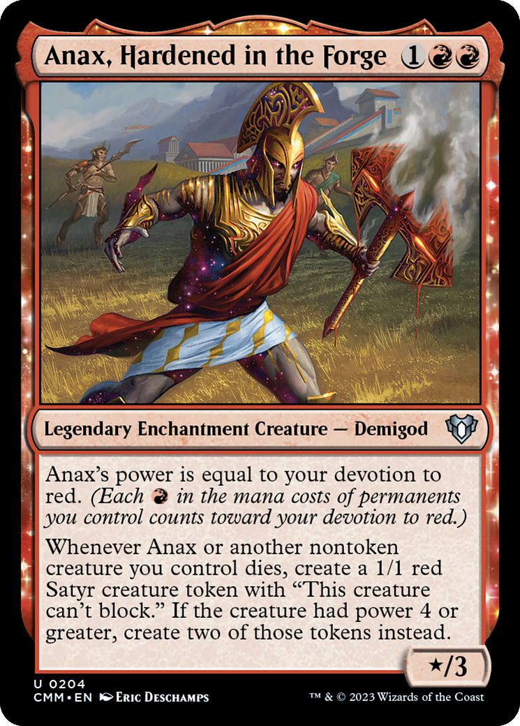 Anax, Hardened in the Forge [Commander Masters] | Jack's On Queen
