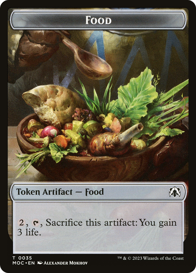 Food Token [March of the Machine Commander Tokens] | Jack's On Queen