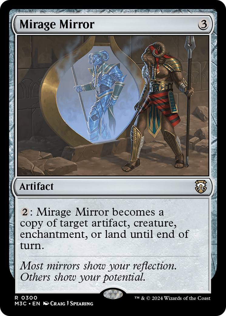 Mirage Mirror (Ripple Foil) [Modern Horizons 3 Commander] | Jack's On Queen