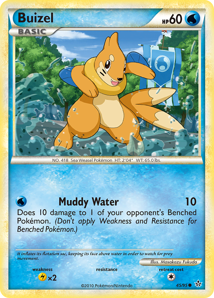 Buizel (45/95) [HeartGold & SoulSilver: Unleashed] | Jack's On Queen