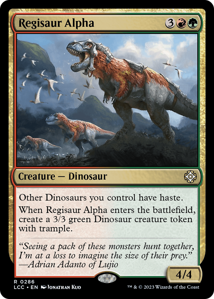 Regisaur Alpha [The Lost Caverns of Ixalan Commander] | Jack's On Queen