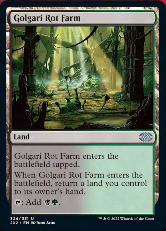 Golgari Rot Farm [Double Masters 2022] | Jack's On Queen