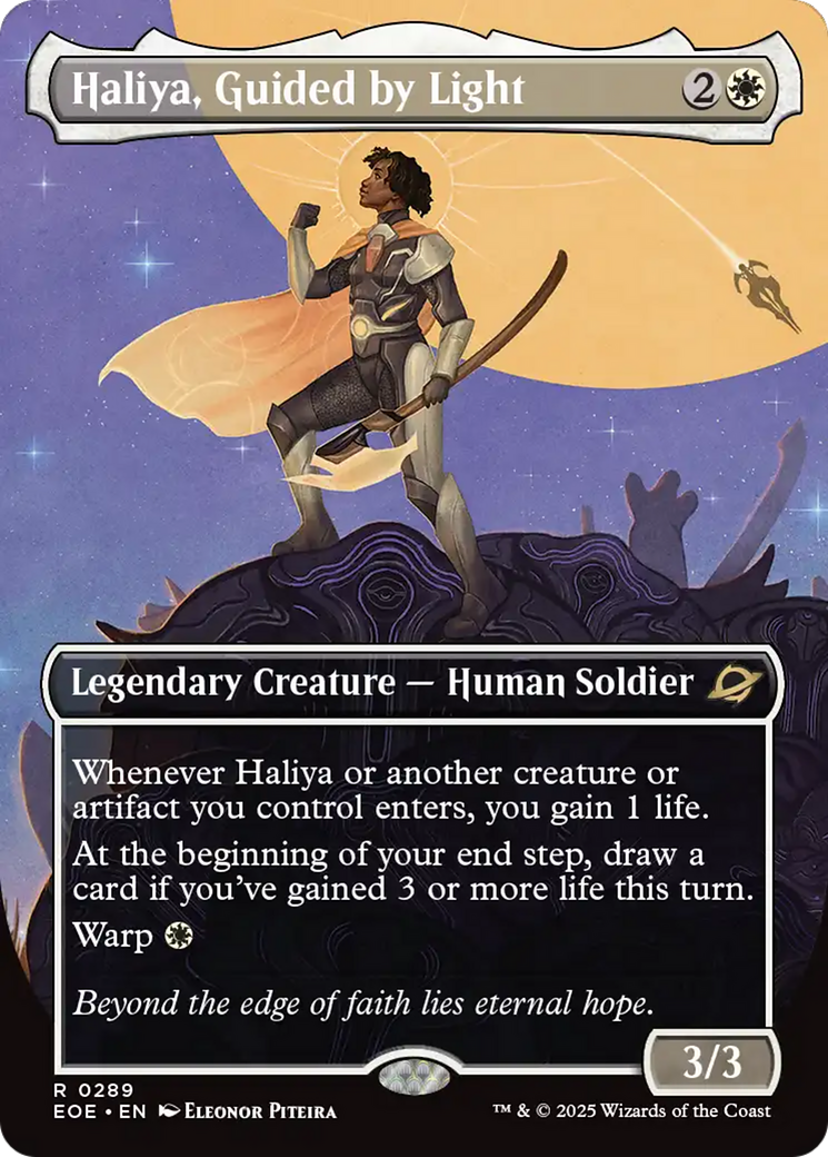 Haliya, Guided by Light (Borderless) [Edge of Eternities] | Jack's On Queen