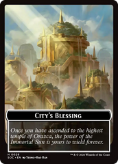 Food // City's Blessing Double-Sided Token [Secrets of Strixhaven Commander Tokens] | Jack's On Queen