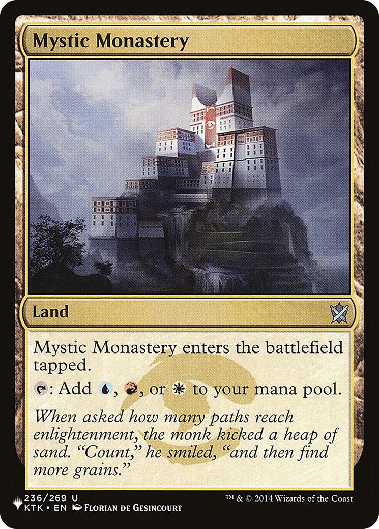 Mystic Monastery [The List Reprints] | Jack's On Queen