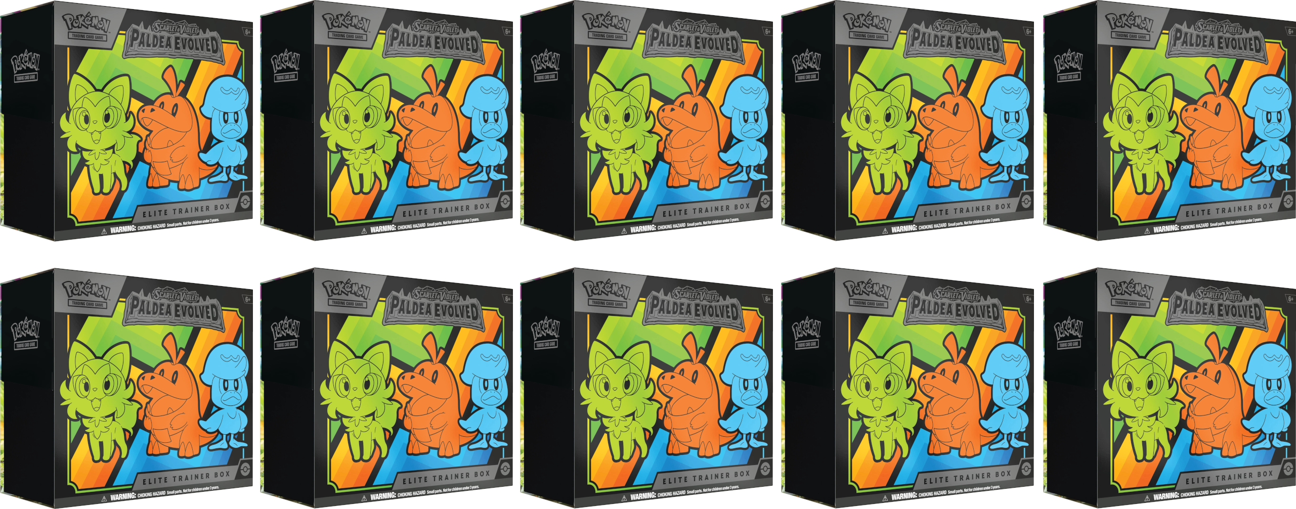 Scarlet & Violet: Paldea Evolved - Elite Trainer Box Case | Jack's On Queen