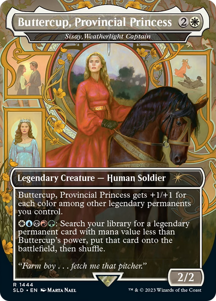 Buttercup, Provincial Princess - Sisay, Weatherlight Captain [Secret Lair Drop Series] | Jack's On Queen