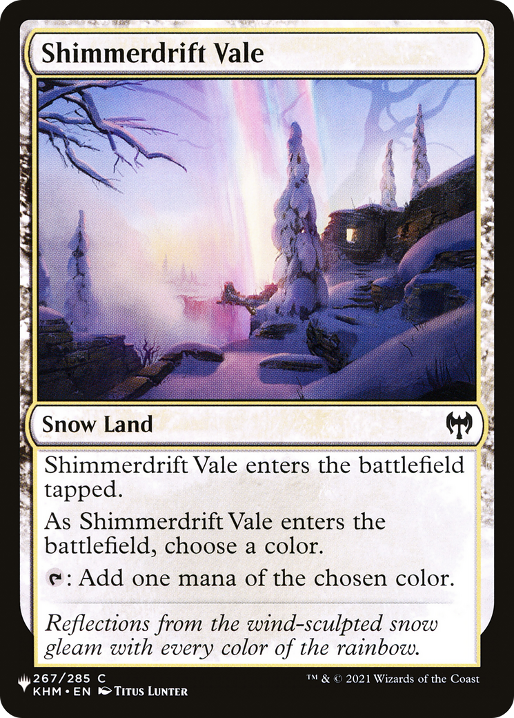 Shimmerdrift Vale [The List] | Jack's On Queen