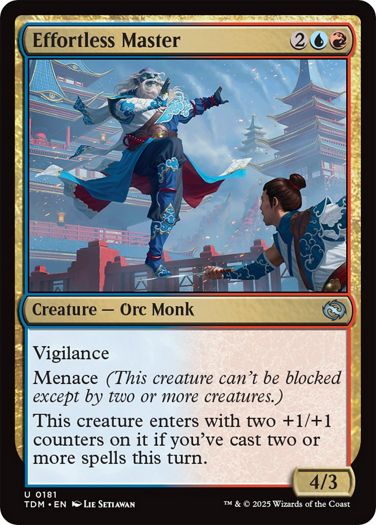 Effortless Master [Tarkir: Dragonstorm] | Jack's On Queen