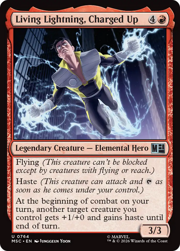 Living Lightning, Charged Up [Marvel Super Heroes Commander] | Jack's On Queen