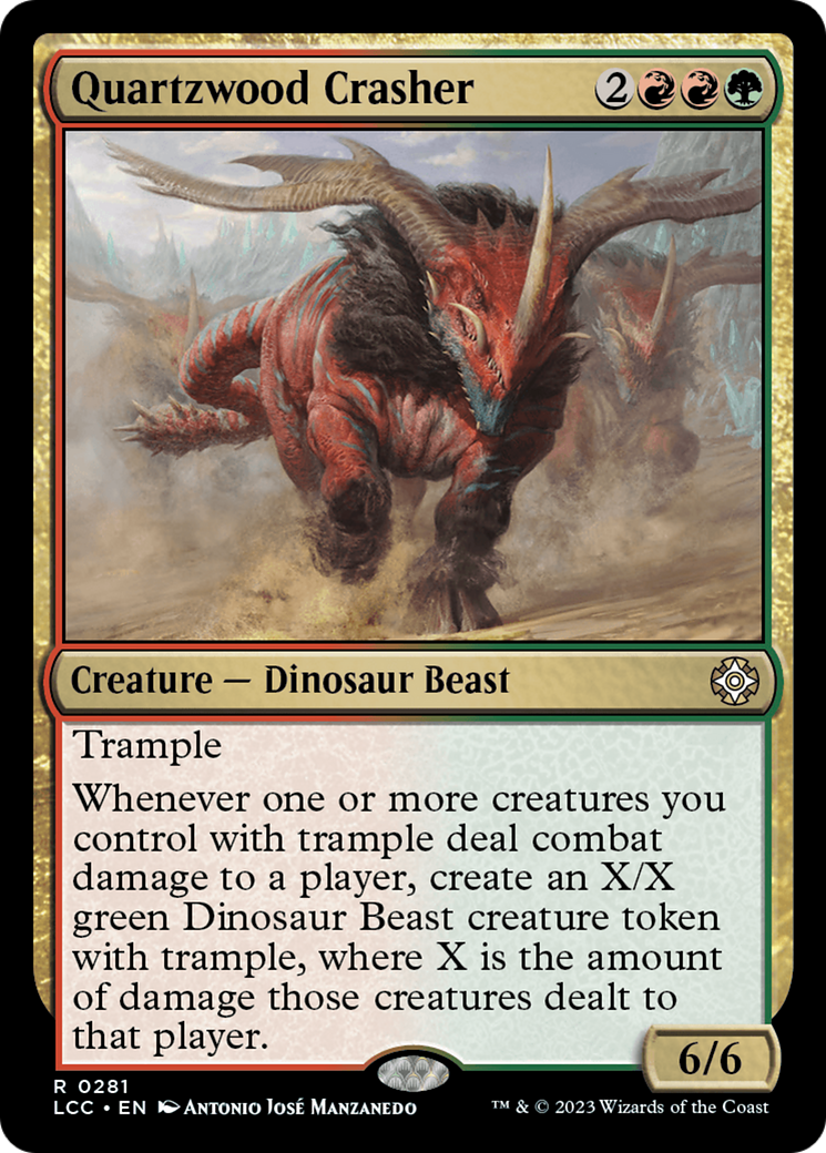 Quartzwood Crasher [The Lost Caverns of Ixalan Commander] | Jack's On Queen