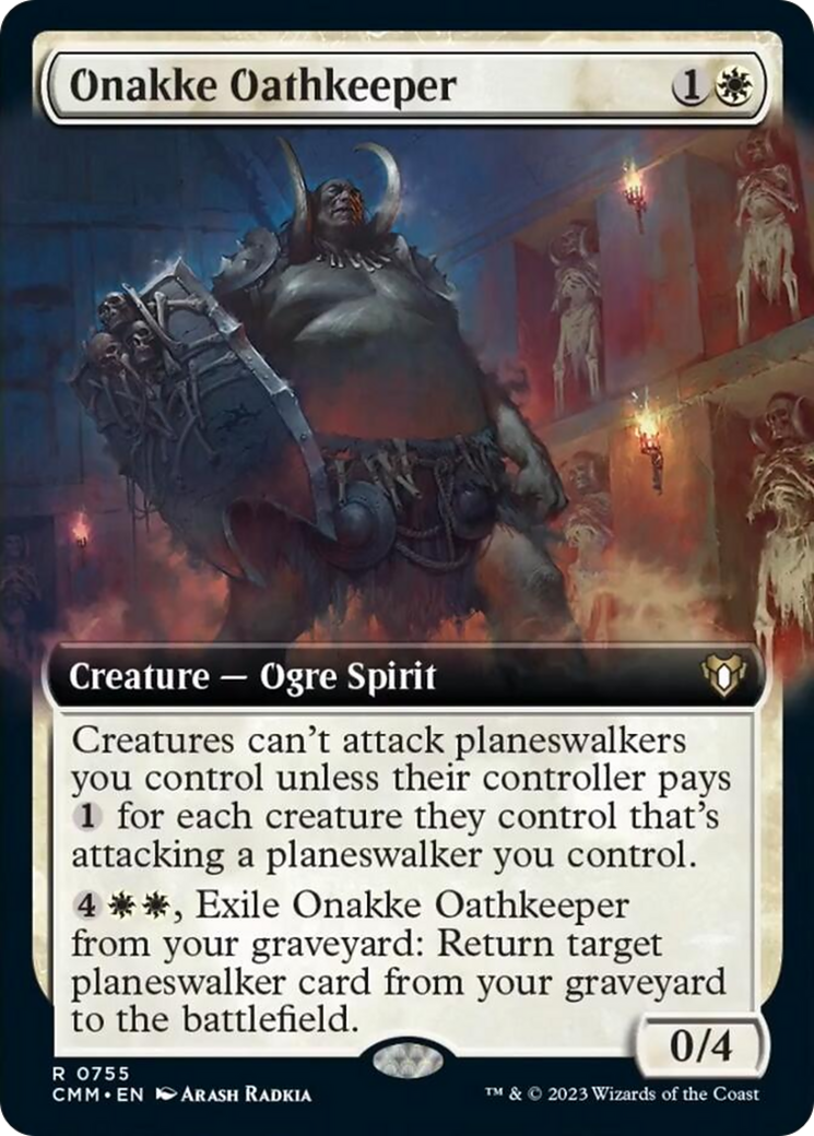 Onakke Oathkeeper (Extended Art) [Commander Masters] | Jack's On Queen