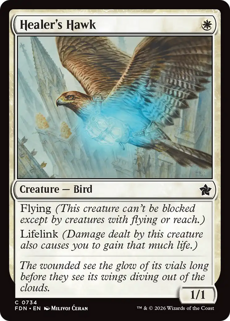 Healer's Hawk (0734) [Foundations] | Jack's On Queen