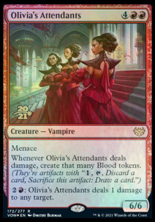 Olivia's Attendants [Innistrad: Crimson Vow Prerelease Promos] | Jack's On Queen