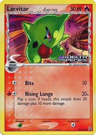 Larvitar (73/113) (Delta Species) (Stamped) [EX: Delta Species] | Jack's On Queen
