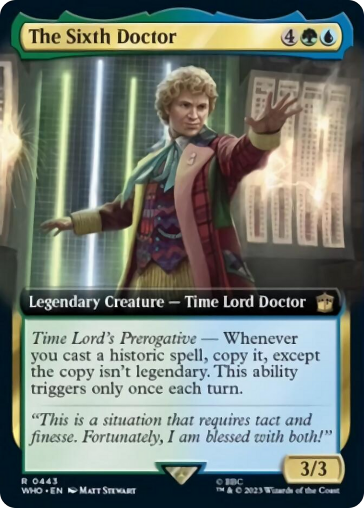 The Sixth Doctor (Extended Art) [Doctor Who] | Jack's On Queen