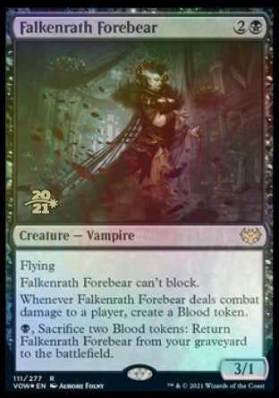 Falkenrath Forebear [Innistrad: Crimson Vow Prerelease Promos] | Jack's On Queen