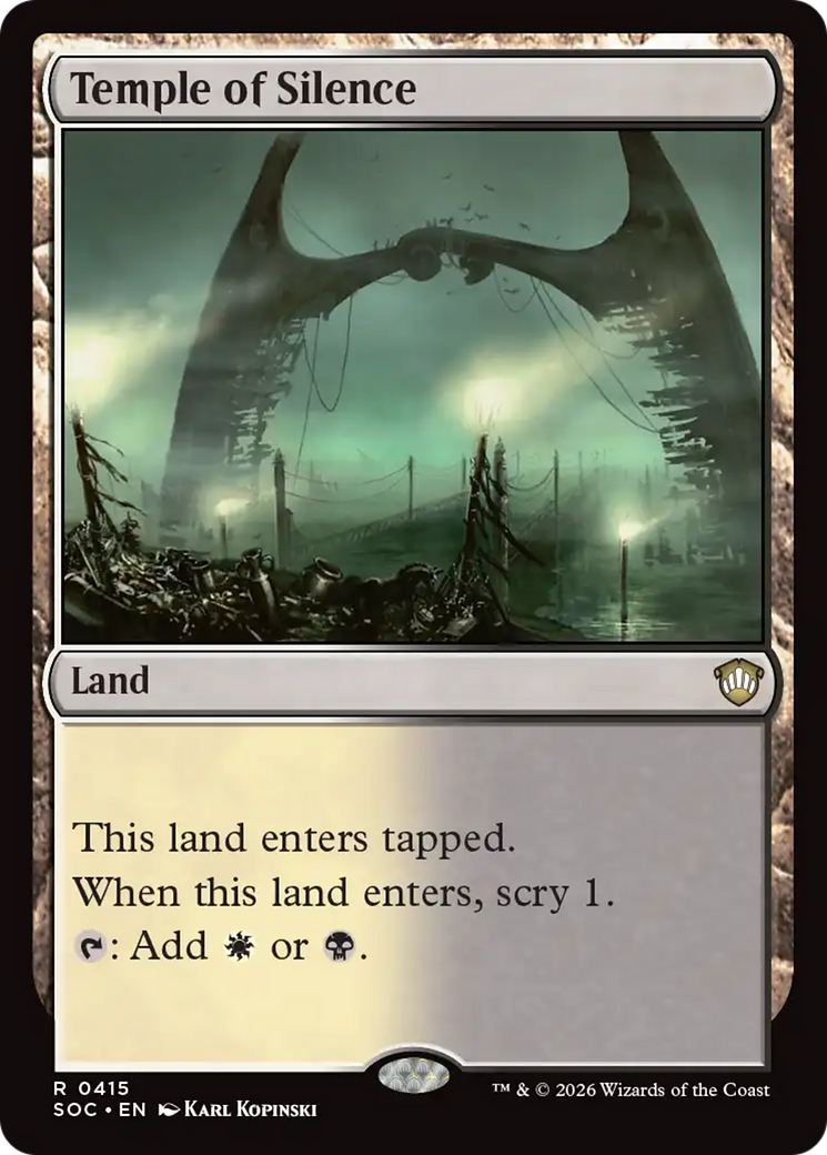 Temple of Silence [Secrets of Strixhaven Commander] | Jack's On Queen