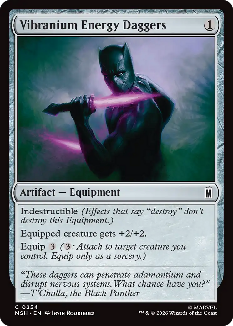 Vibranium Energy Daggers [Marvel Super Heroes] | Jack's On Queen