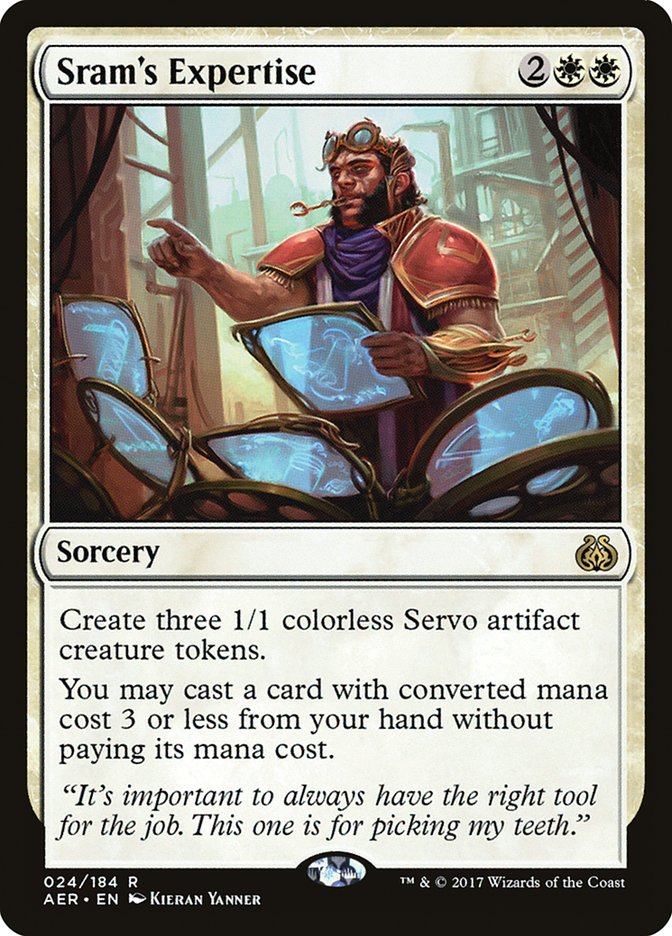 Sram's Expertise [Aether Revolt] | Jack's On Queen