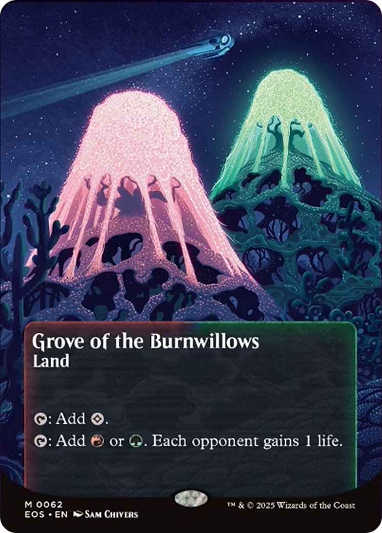 Grove of the Burnwillows (0062) (Borderless) [Edge of Eternities: Stellar Sights] | Jack's On Queen
