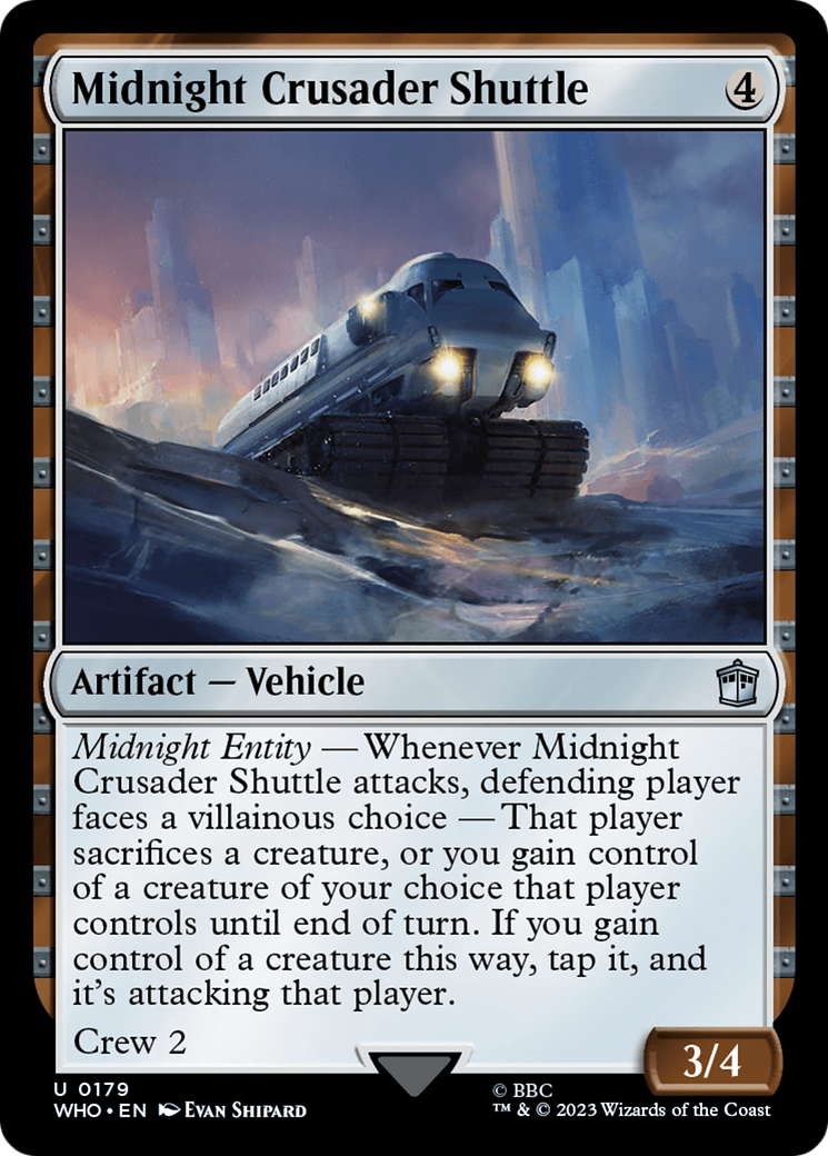 Midnight Crusader Shuttle [Doctor Who] | Jack's On Queen