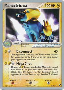 Manectric ex (101/107) (Mewtrick - Jason Klaczynski) [World Championships 2006] | Jack's On Queen