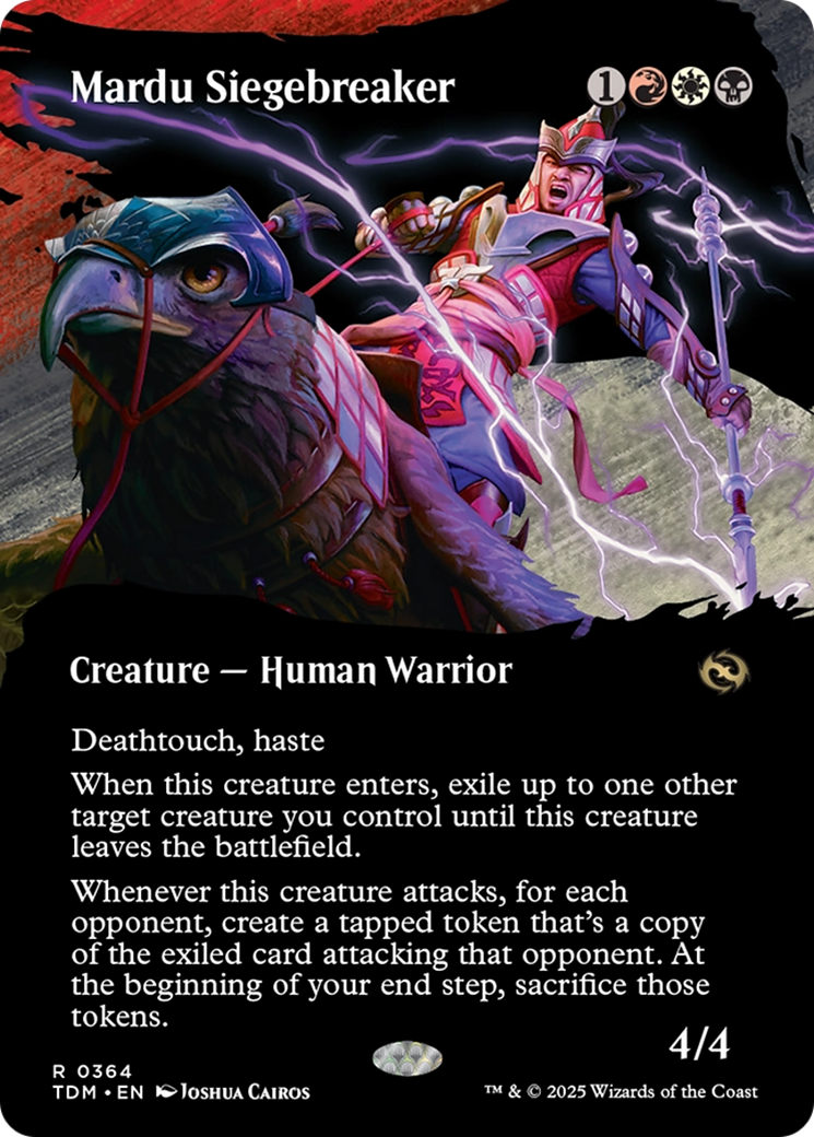 Mardu Siegebreaker (Borderless) [Tarkir: Dragonstorm] | Jack's On Queen