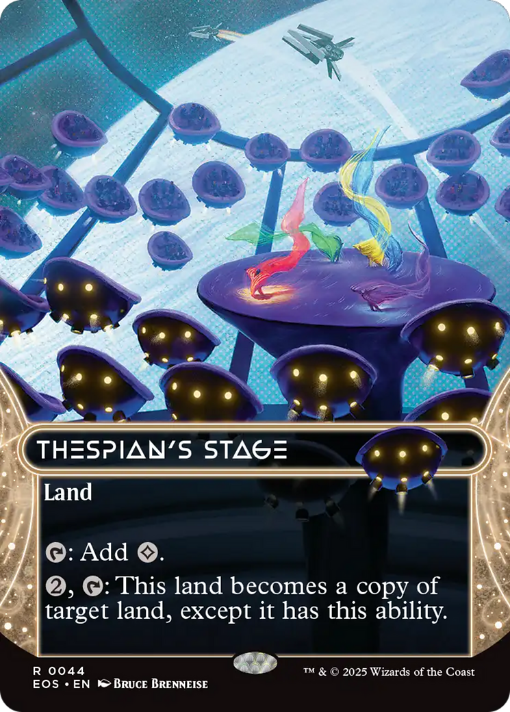 Thespian's Stage (0044) (Borderless) [Edge of Eternities: Stellar Sights] | Jack's On Queen