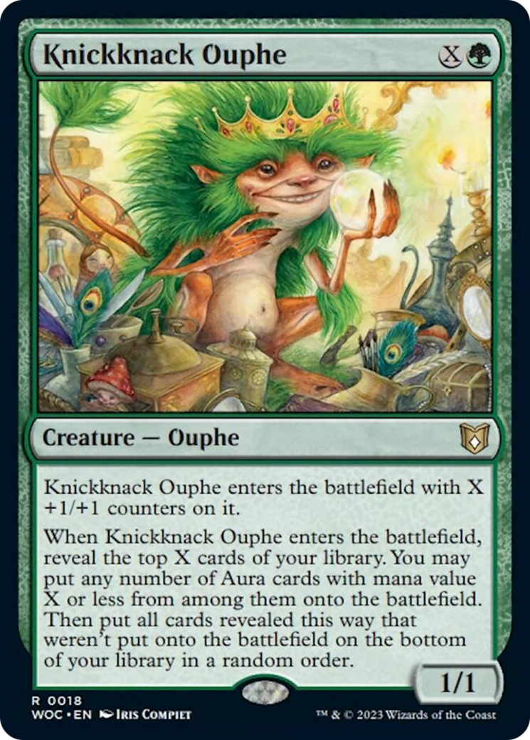 Knickknack Ouphe [Wilds of Eldraine Commander] | Jack's On Queen