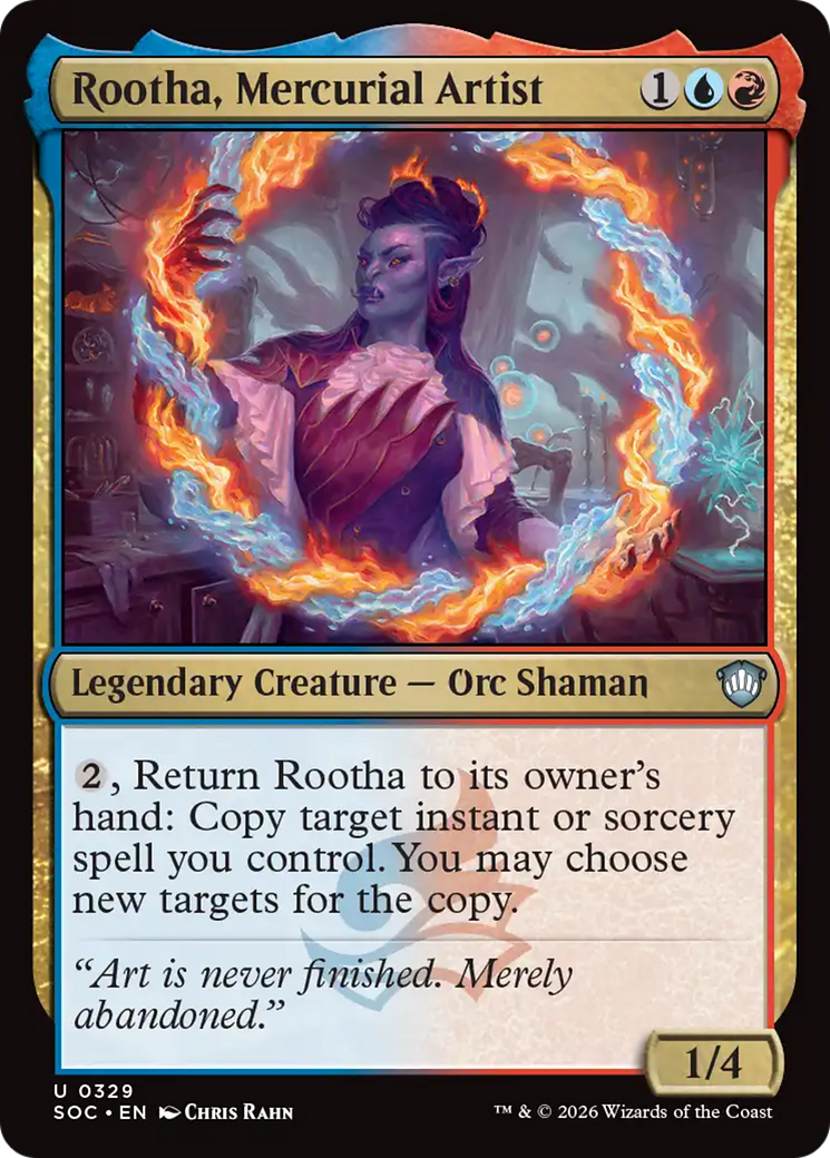 Rootha, Mercurial Artist [Secrets of Strixhaven Commander] | Jack's On Queen