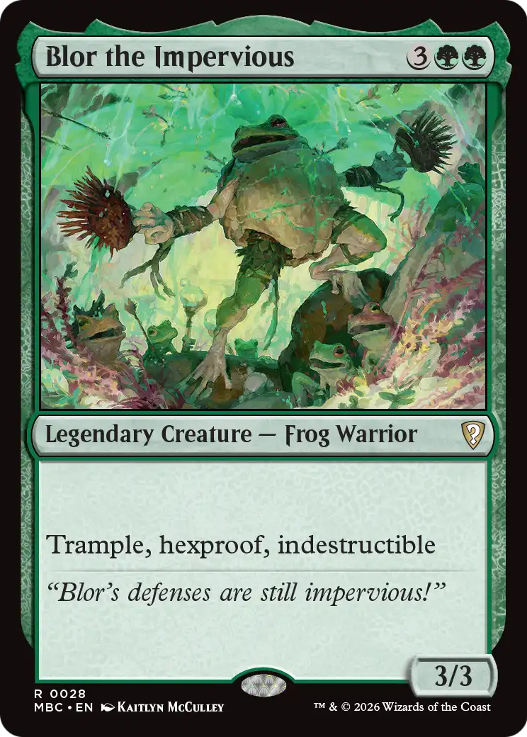 Blor the Impervious [Mystery Booster: Commander Edition] | Jack's On Queen