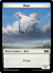 Bird // Food (0012) Double-Sided Token [Wilds of Eldraine Tokens] | Jack's On Queen