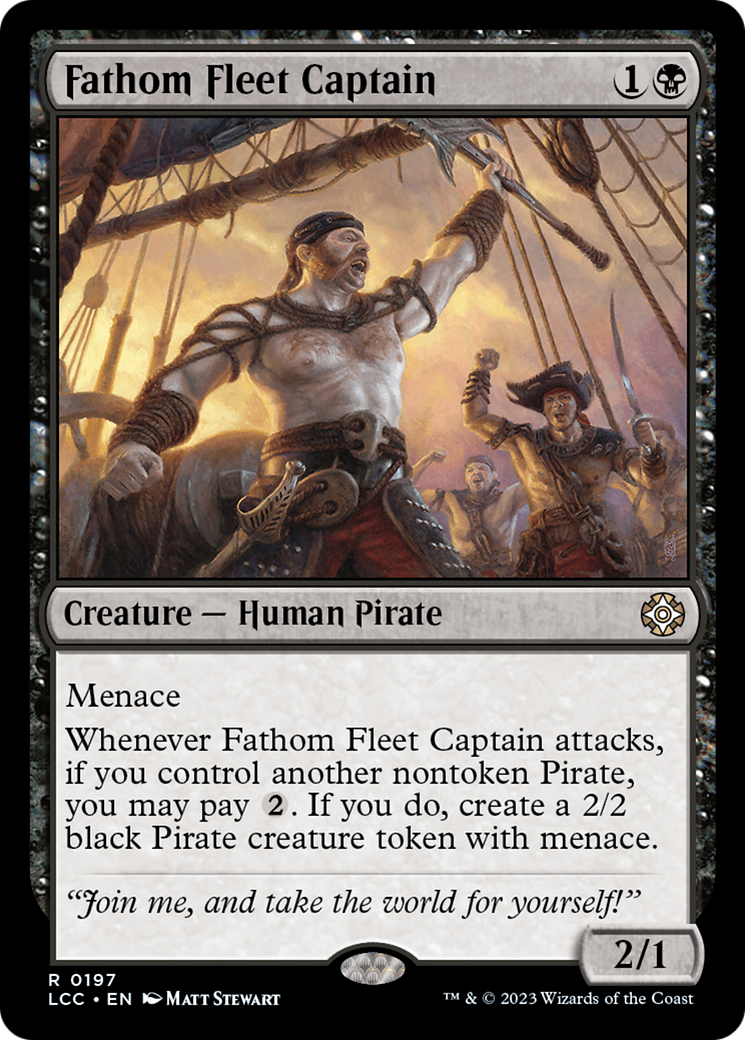Fathom Fleet Captain [The Lost Caverns of Ixalan Commander] | Jack's On Queen