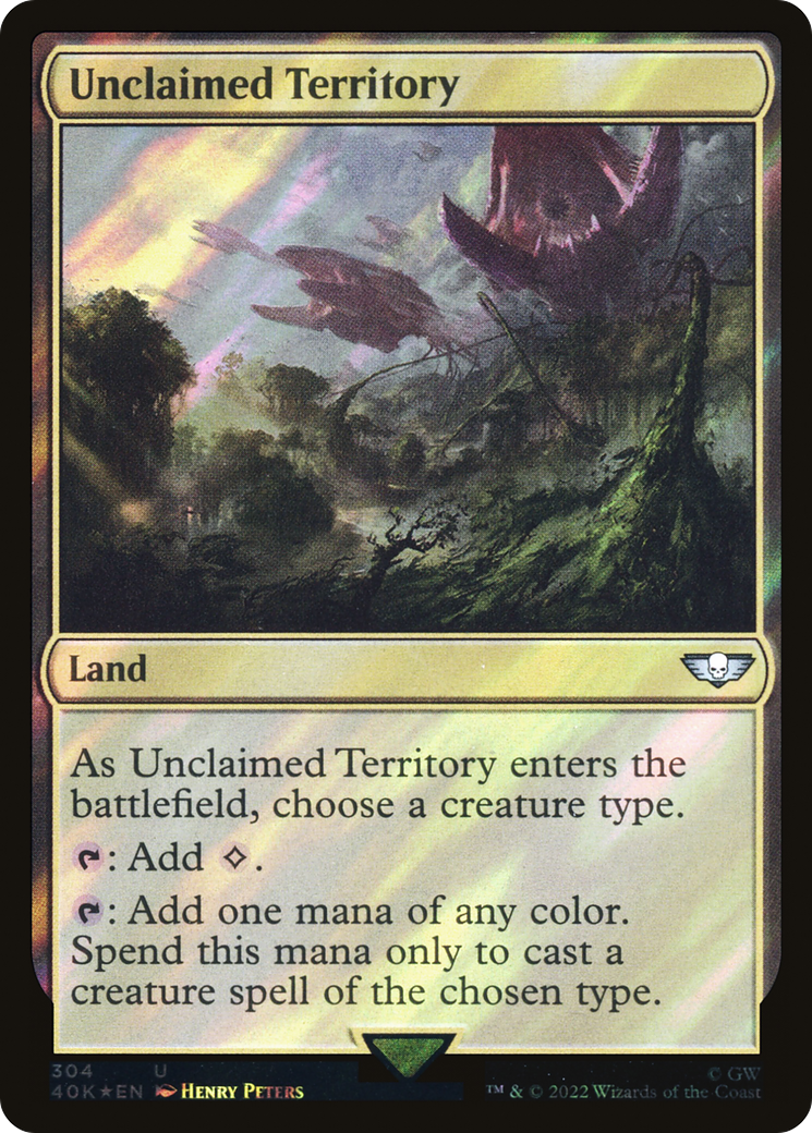Unclaimed Territory (Surge Foil) [Marvel Super Heroes Commander] | Jack's On Queen