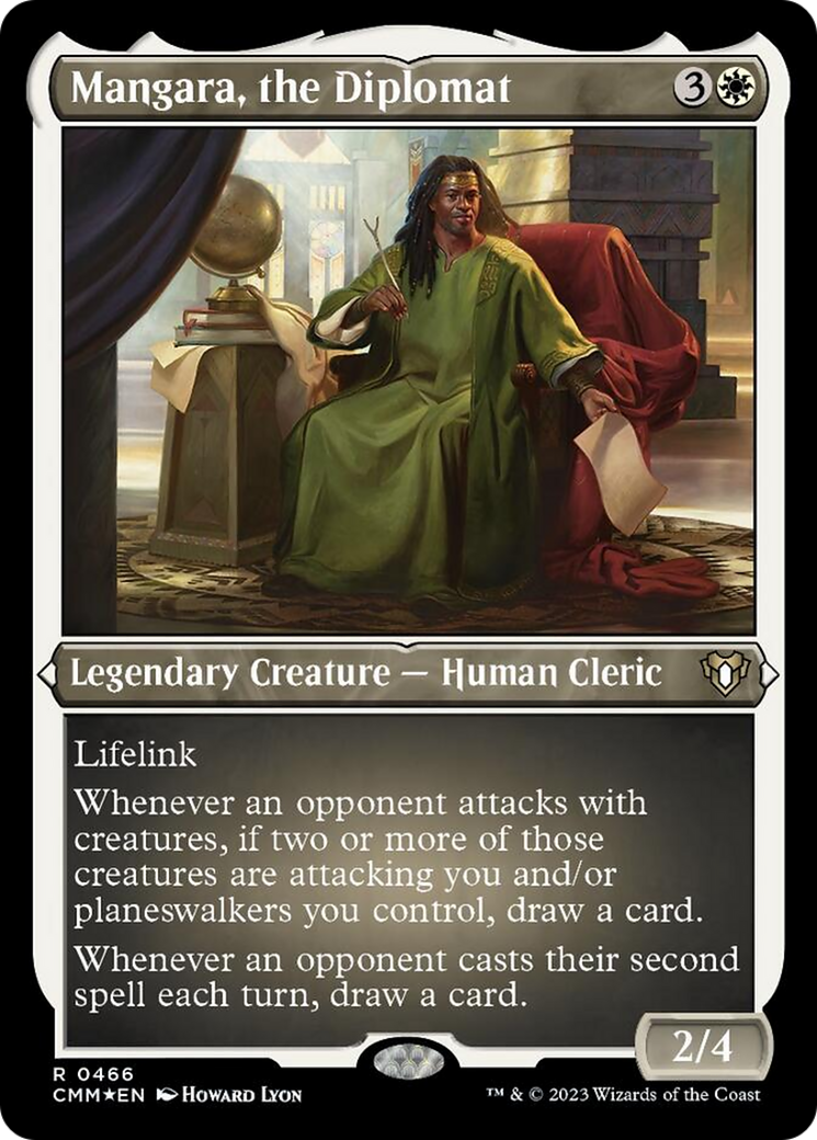 Mangara, the Diplomat (Foil Etched) [Commander Masters] | Jack's On Queen