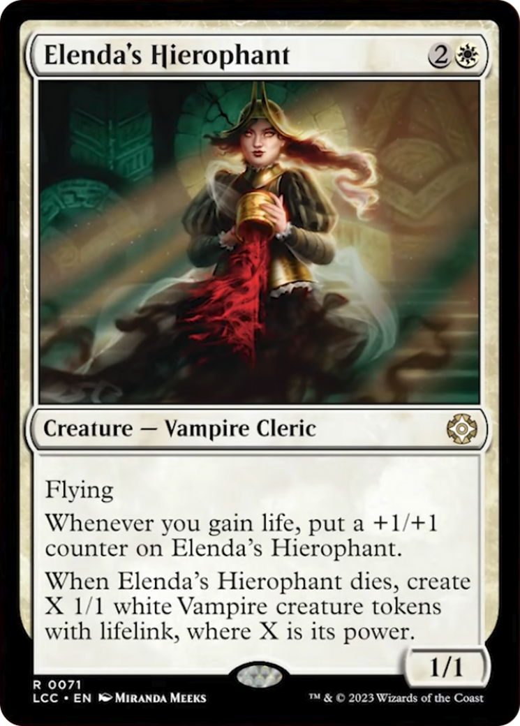 Elenda's Hierophant [The Lost Caverns of Ixalan Commander] | Jack's On Queen