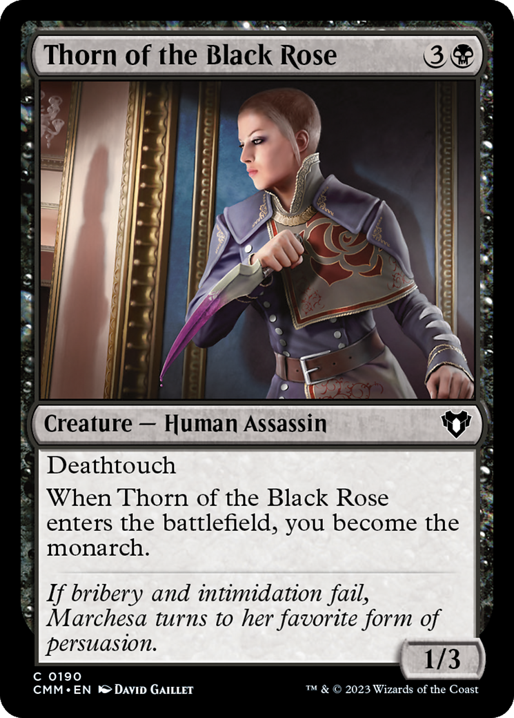 Thorn of the Black Rose [Commander Masters] | Jack's On Queen