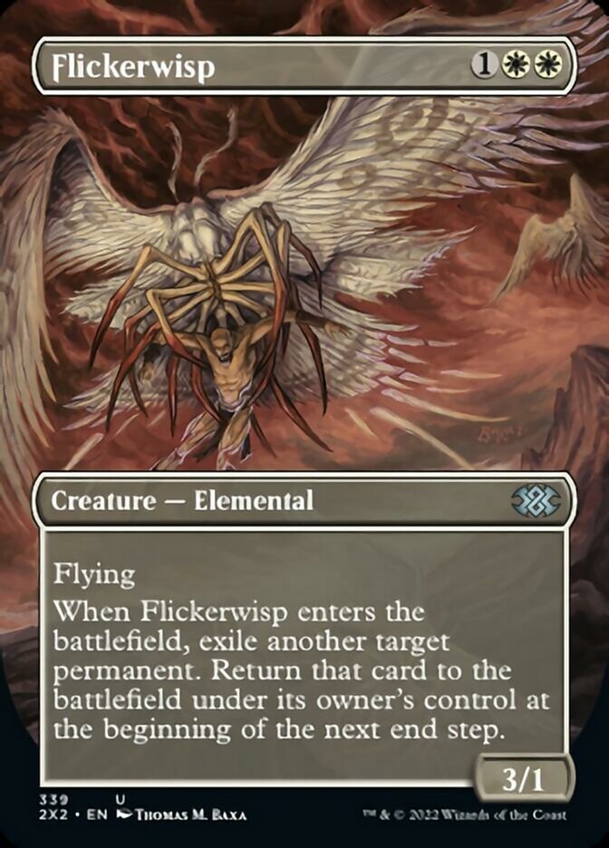 Flickerwisp (Borderless Alternate Art) [Double Masters 2022] | Jack's On Queen