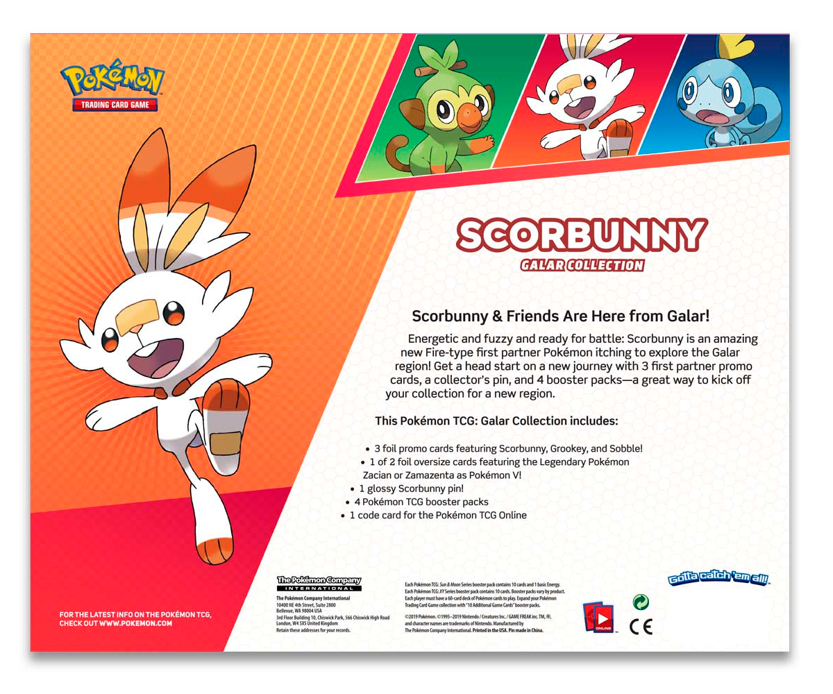 Galar Collection (Scorbunny/Zacian) | Jack's On Queen